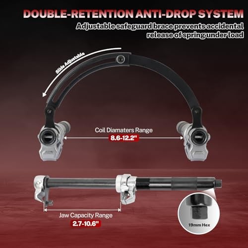 2-Piece Coil Spring Compressor Tool Heavy Duty Macpherson Model B. 2-Piece