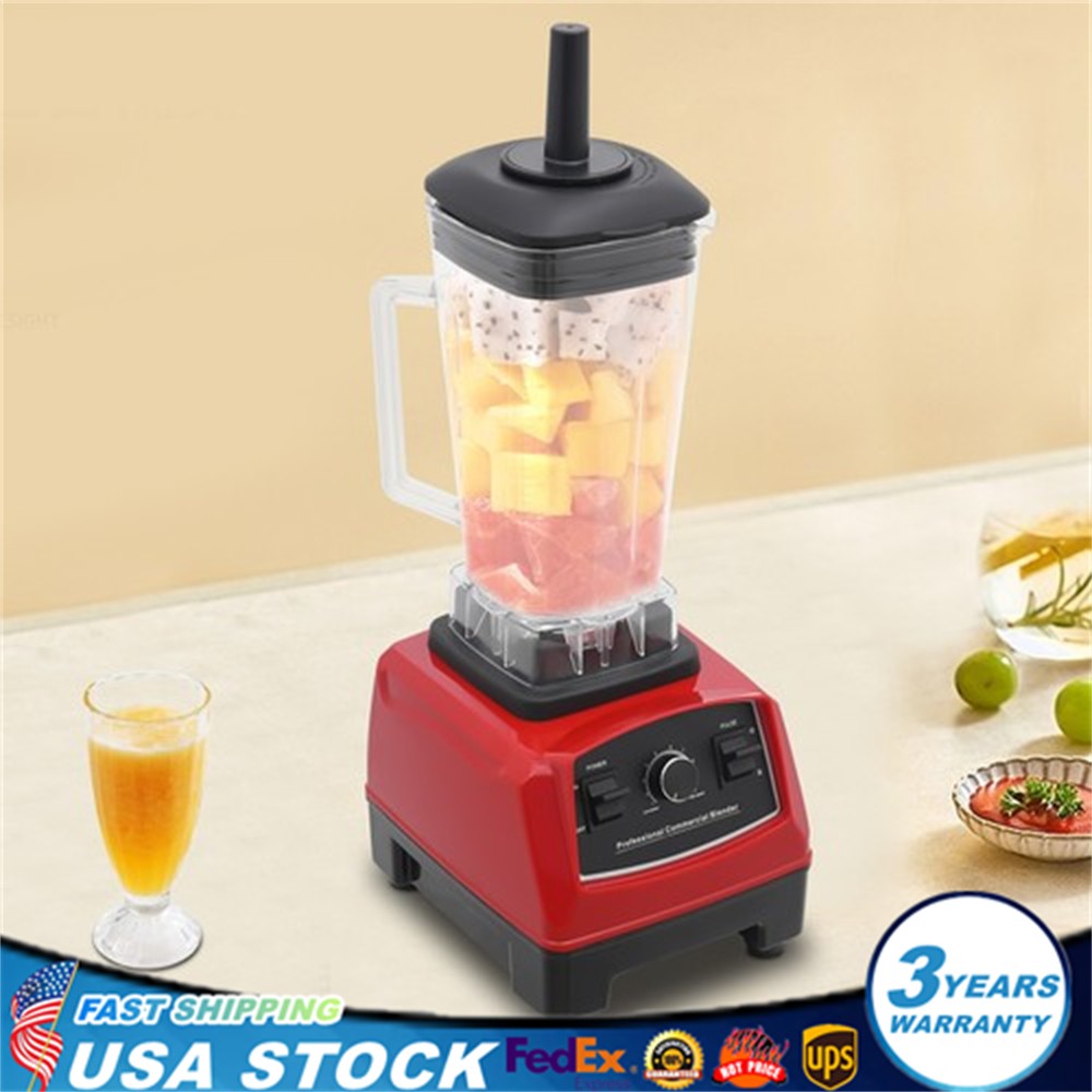 3HP 2L Professional Blender Heavy Duty Commercial Blender Mixer Juicer US
