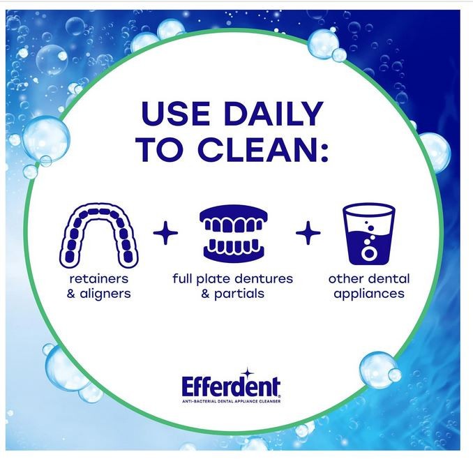 Efferdent Denture Cleaner Tablets 126 Count