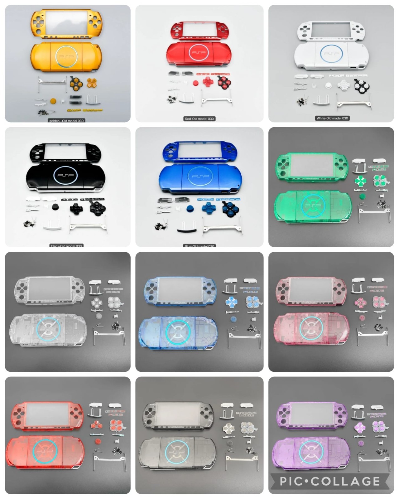 Replacement New Complete Housing shell Sony PSP 3000