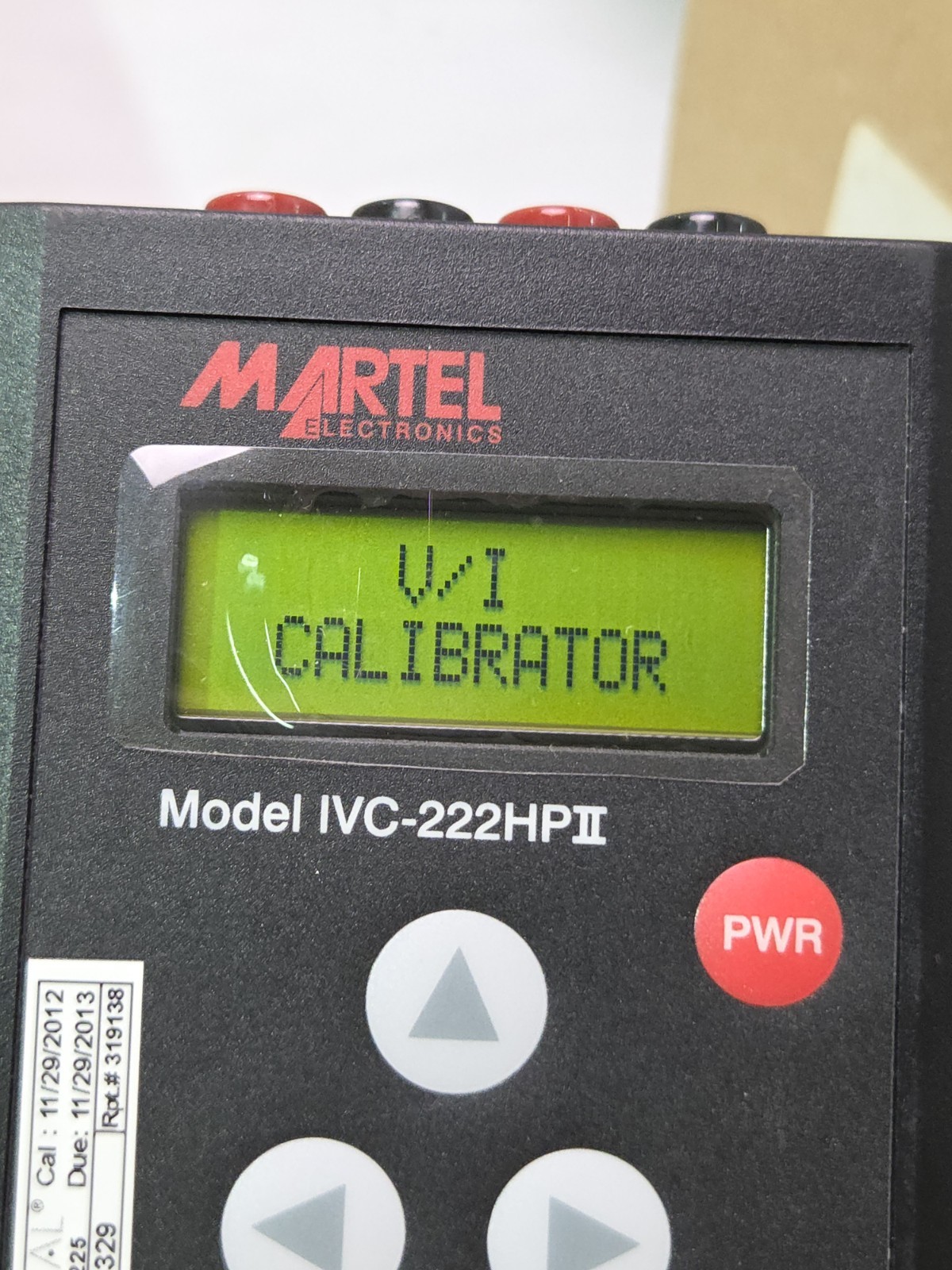 Martel Electronics IVC-222HPII Voltage Current Calibrator