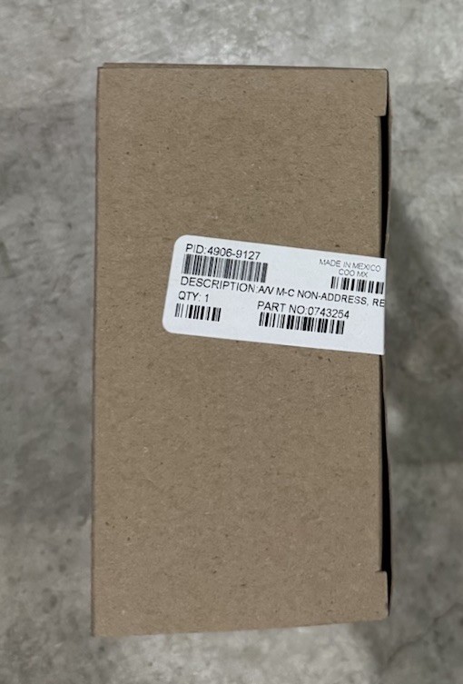 SIMPLEX 4906-9127 - NON addressable - Red wall Horn/Strobe