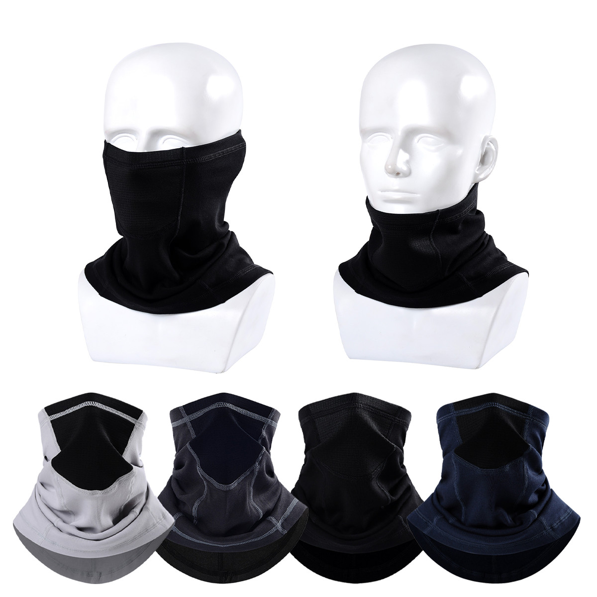 Winter Neck Warmer Fleece Neck Gaiter for Outdoor Sports Motorcycle Bike Jogging