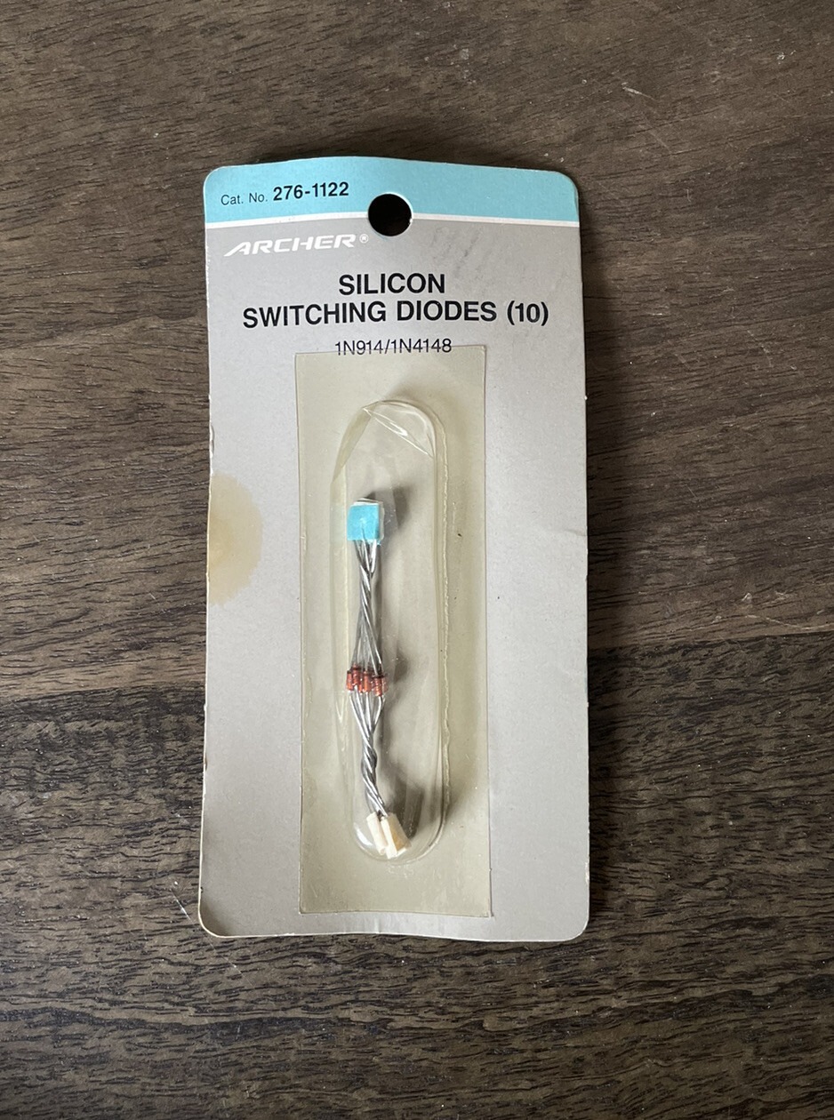 Radio Shack Archer Switching Diodes 276-1122 Pack of 10 Vintage