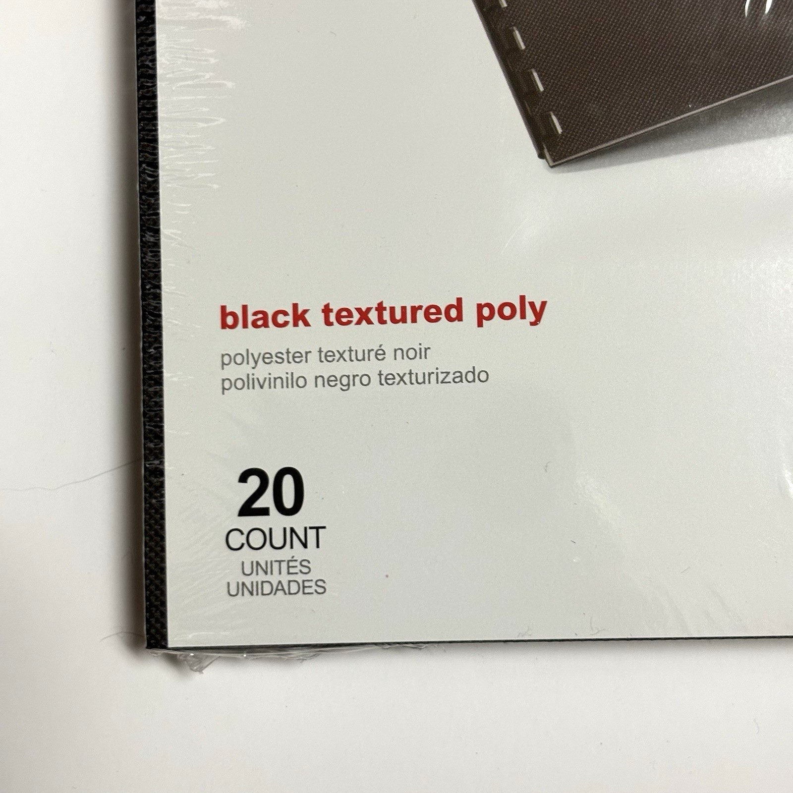 Office Depot Designer Textured Binding Covers, 8.5in. x 11in., Black, Pack of 20