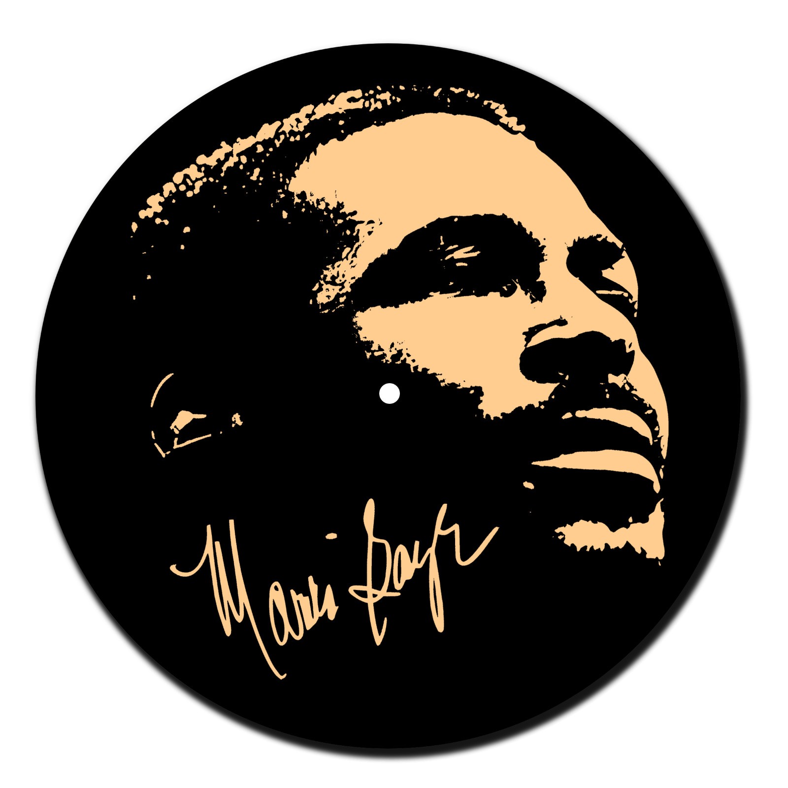 Marvin Gaye Turntable Slipmat - Motown Records, What’s Going On, Let’s Get It On