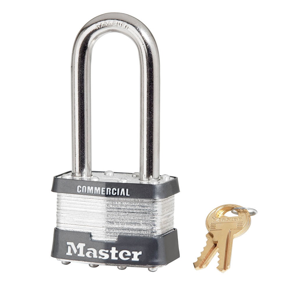 MasterLock 5KALJA383 2in Body 2-1/2in Shackle Laminated Padlock Keyed Alike A383