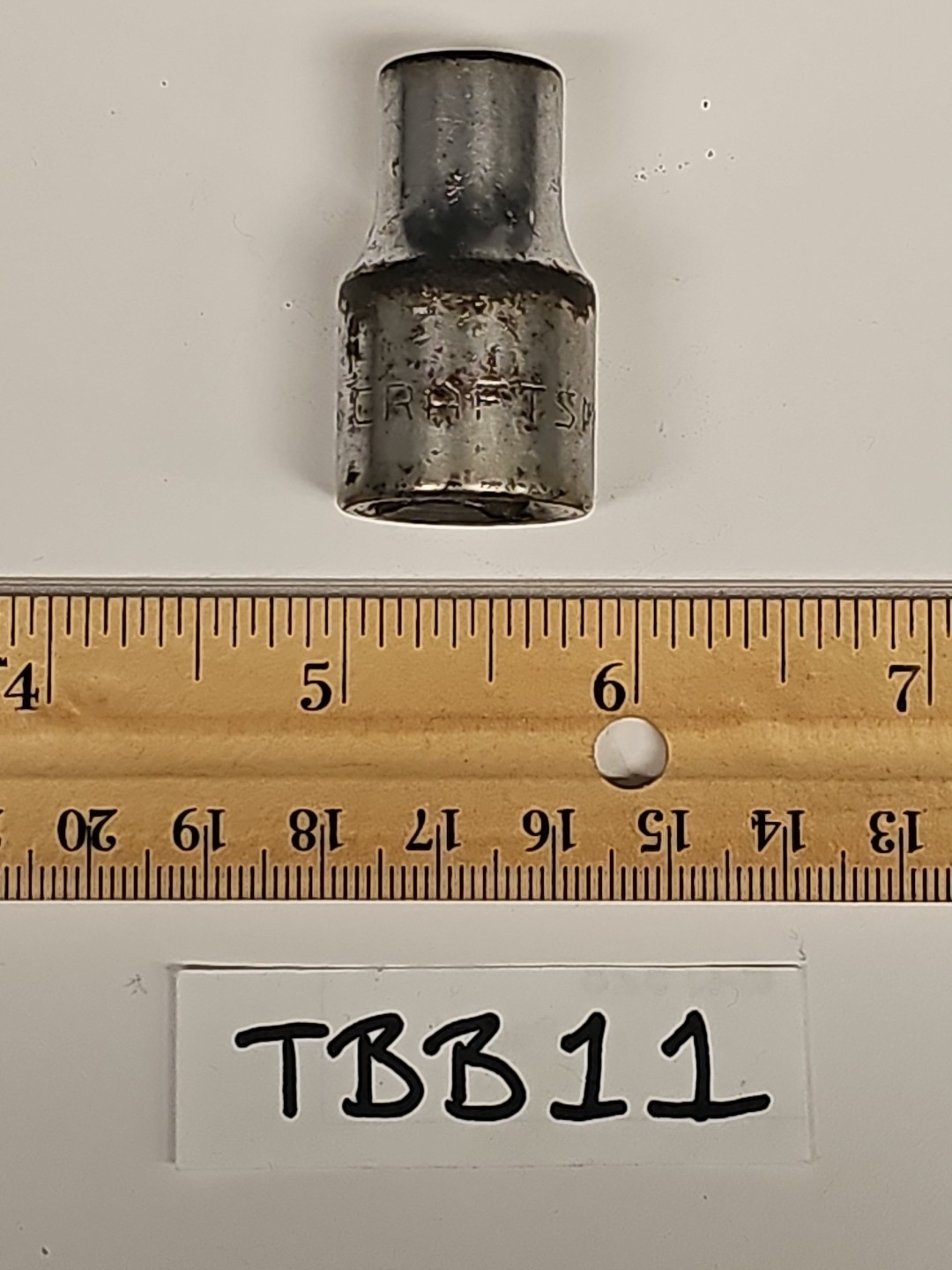 Craftsman 7/16" Chrome Socket 1/2" Drive 12 Point -V-