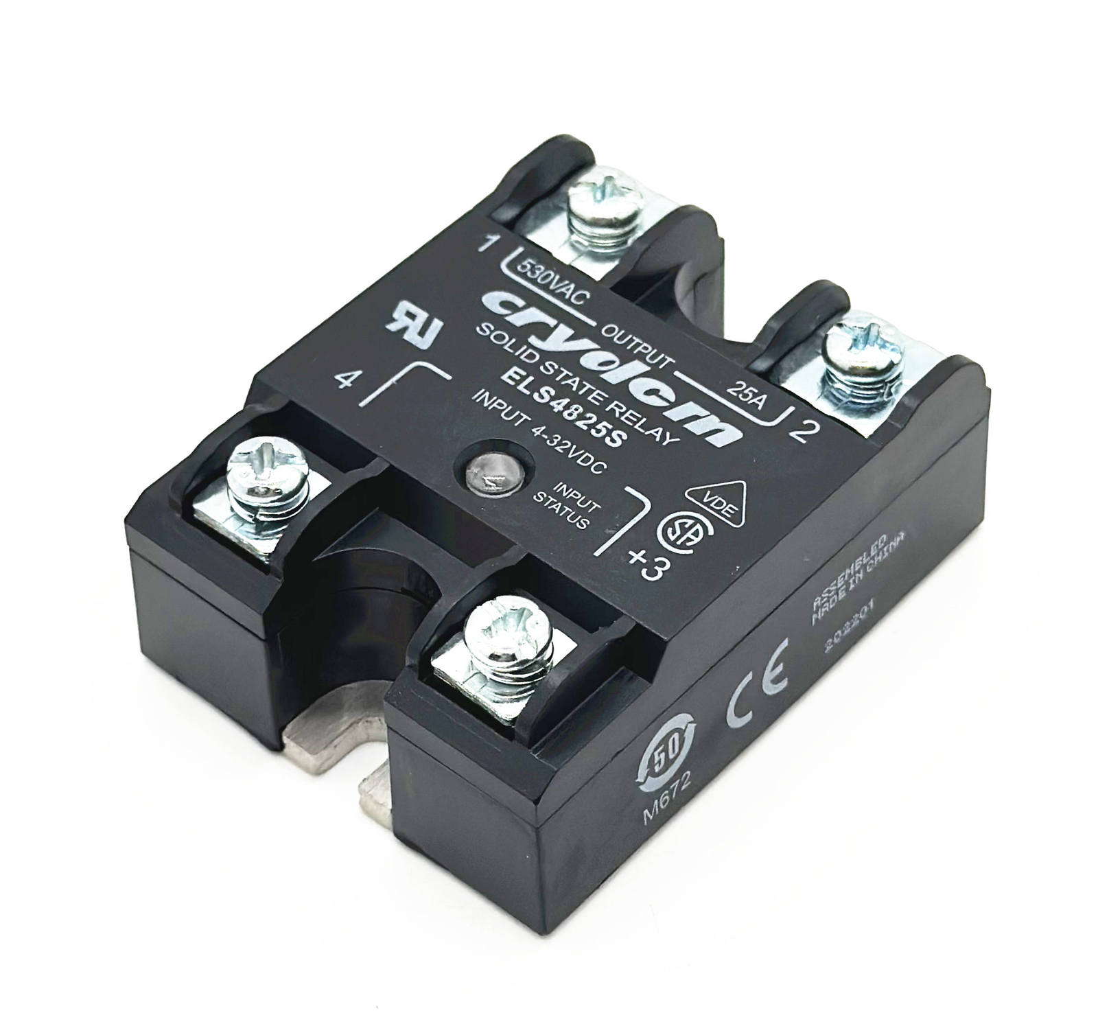 CRYDOM solid state relay ELS4825S 25A OUTPUT 530VAC INPUT 4-32VDC