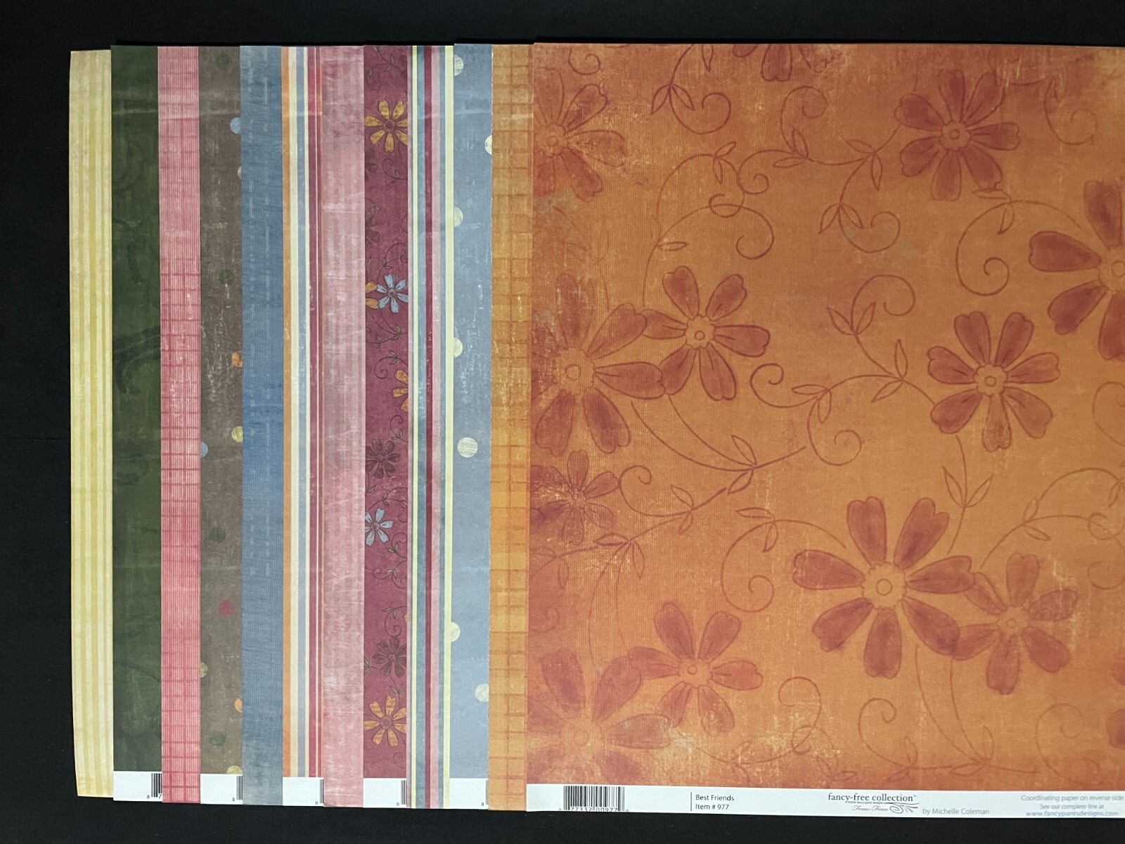 FANCY PANTS "FROU-FROU" 12X12 DS HEAVY PAPER