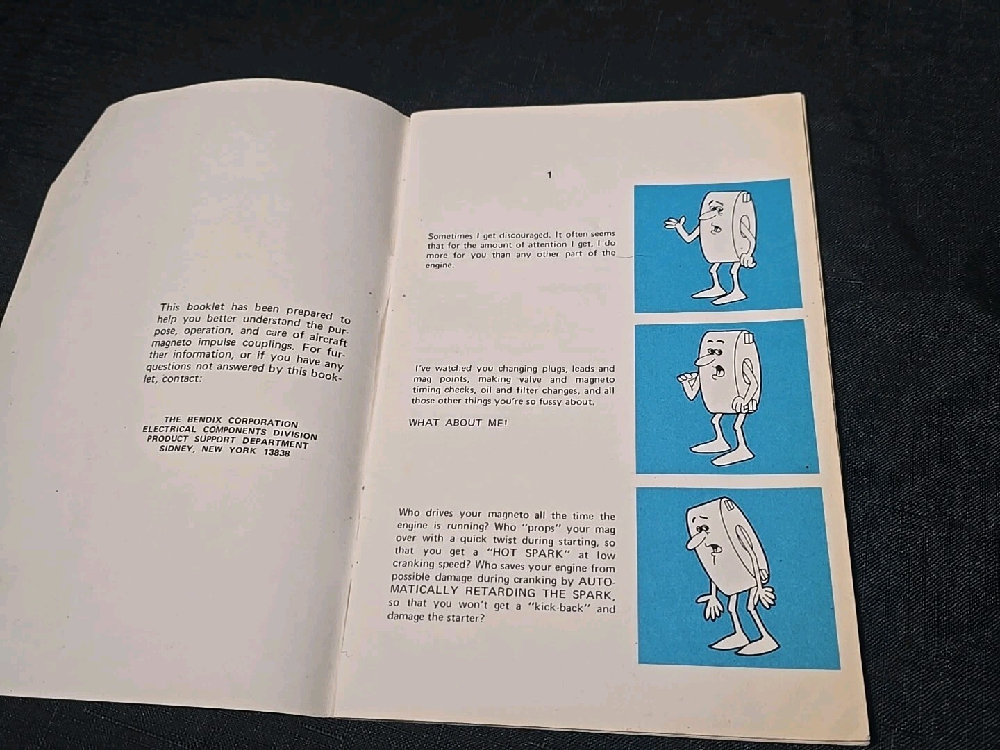 Magneto Impulse Coupling Tutorial Booklet Nobody Pays any Attention to Me Bendix