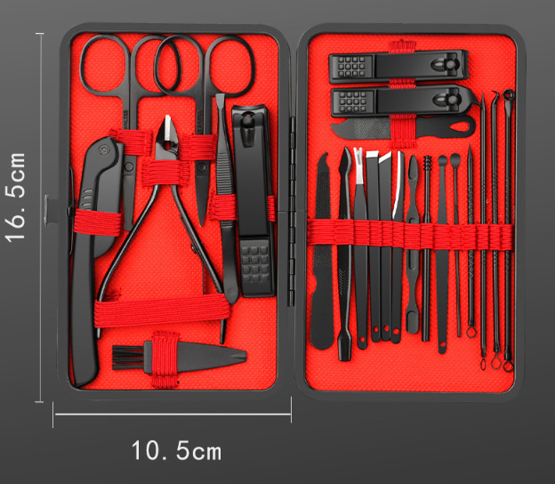 Women Men Nail Care Kit: Essential Manicure Pedicure Clippers & Scissors Tools