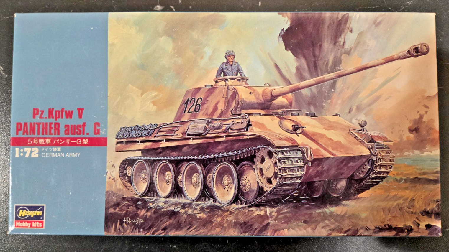 1/72 WW2 German Pz.Kpfw. V PANTHER Ausf. G Tank - Hasegawa 31109/MT9