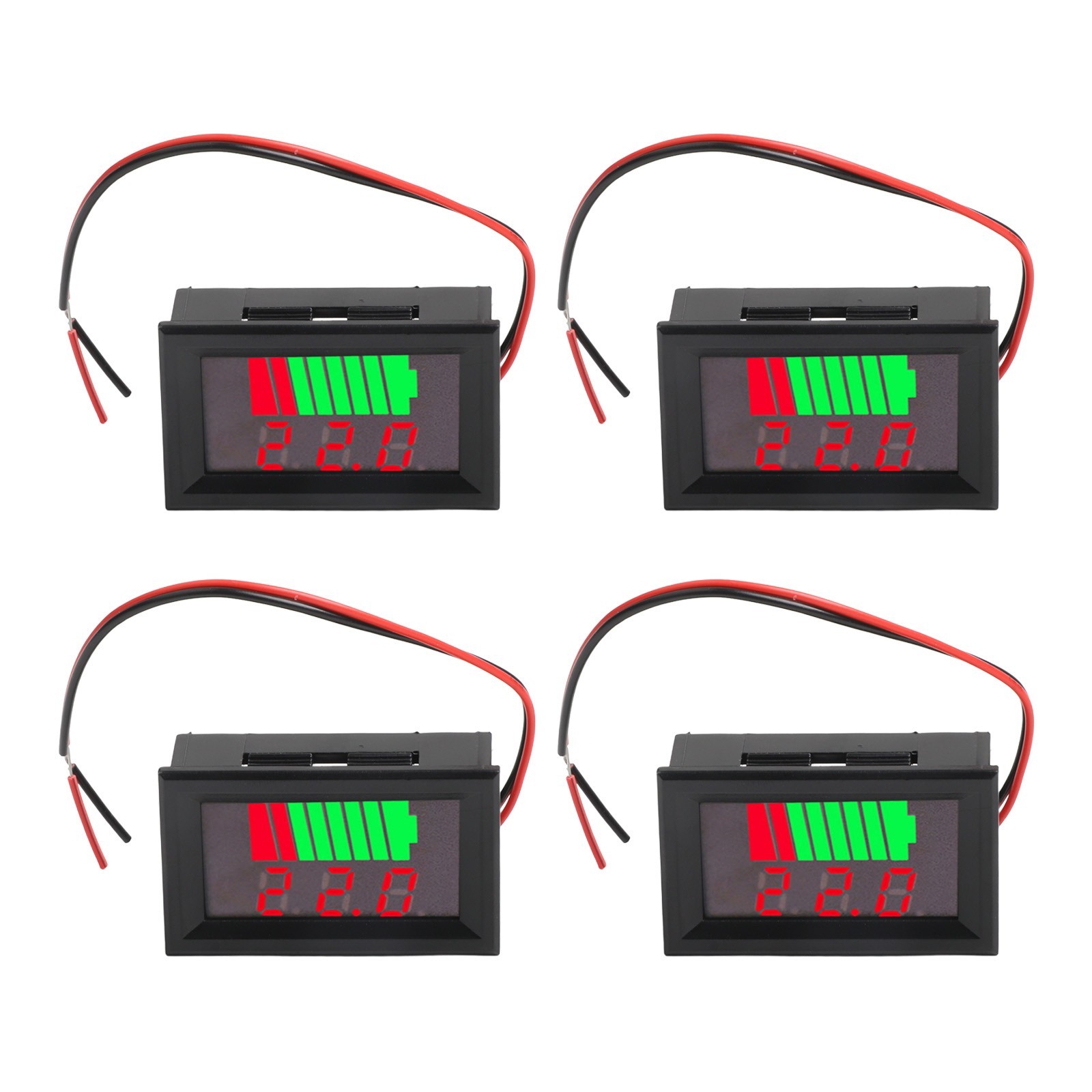 Accurate 12V to 72V Battery Meter with Automatic Identification Feature