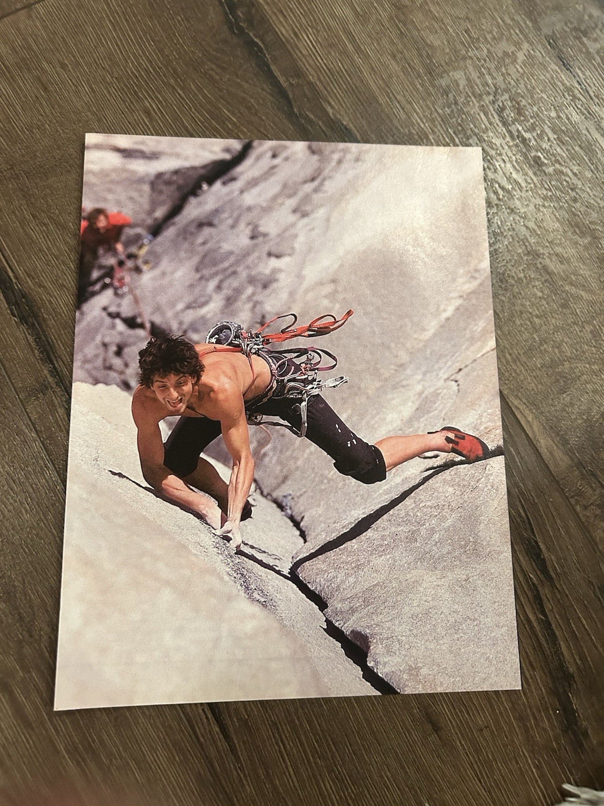 Photo 8 x 11 Photo Pinup DEAN POTTER Rock Climbing Shirtless El Capitan