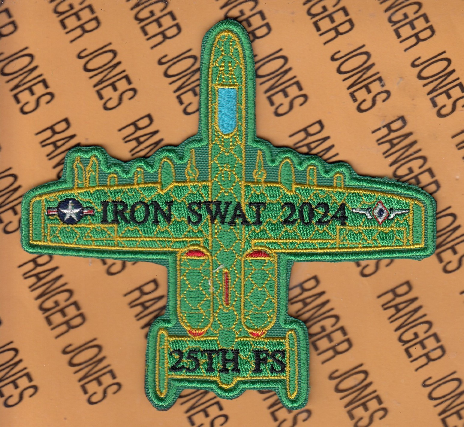 USAF Air Force 25th Fighter Squadron FS Iron Swat 2024 ~4.75" patch c/e