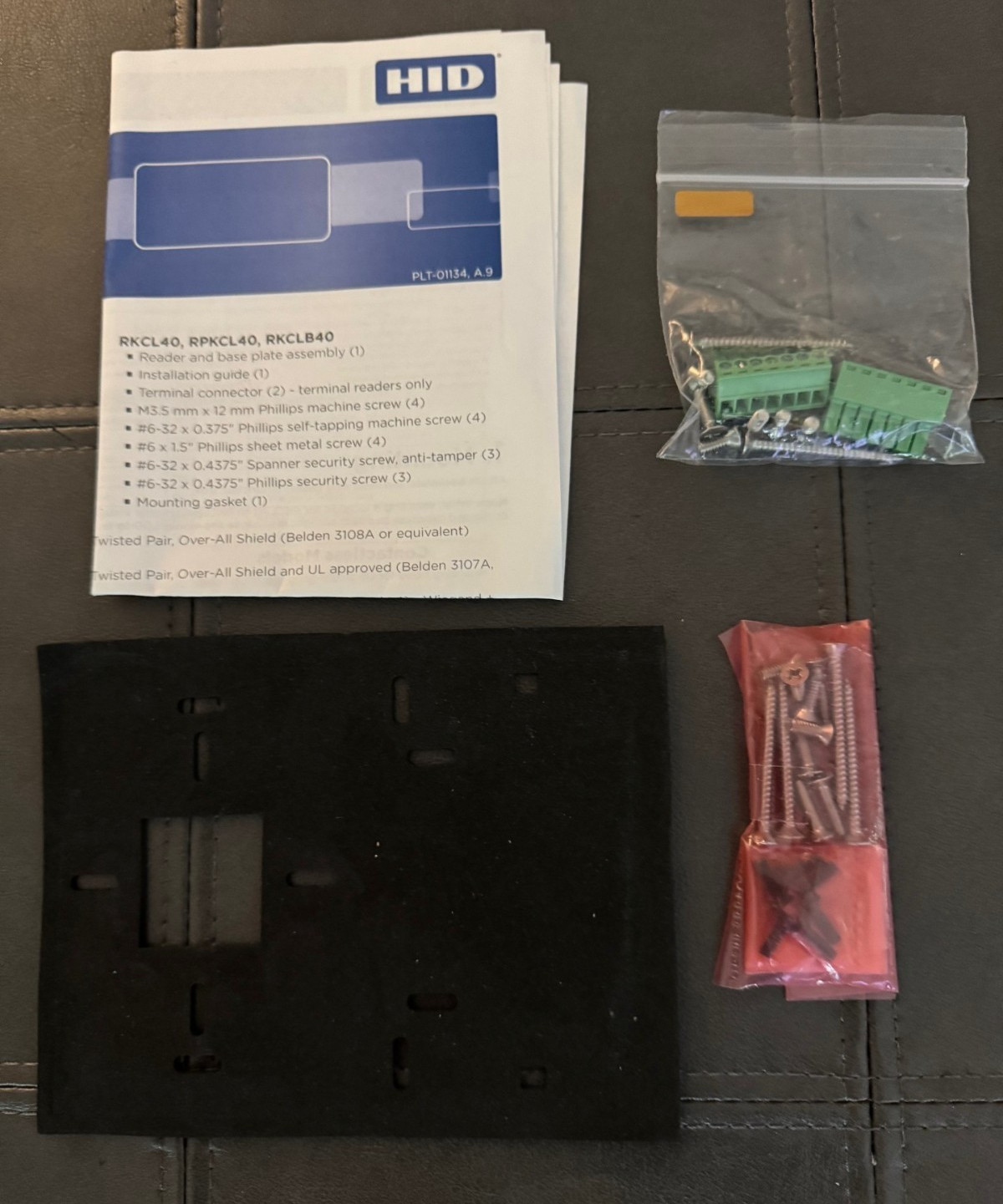 HID pivCLASS RPKCL40-P C/CL LCD Keypad Reader, Model 923PPRTEK000Y8-New