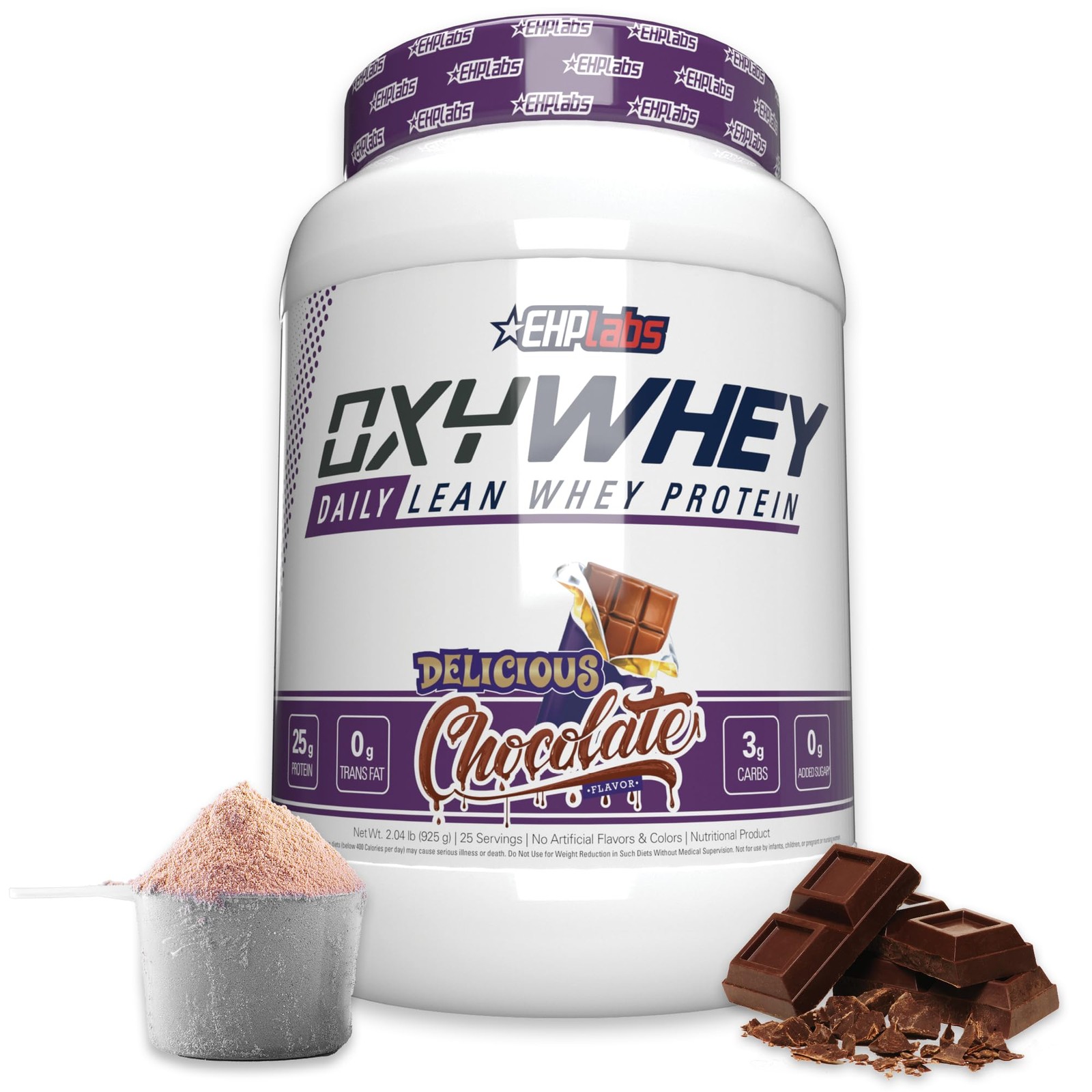 EHPlabs OxyWhey Whey Protein Powder Protein Shake - 25g of Whey Protein Isolate