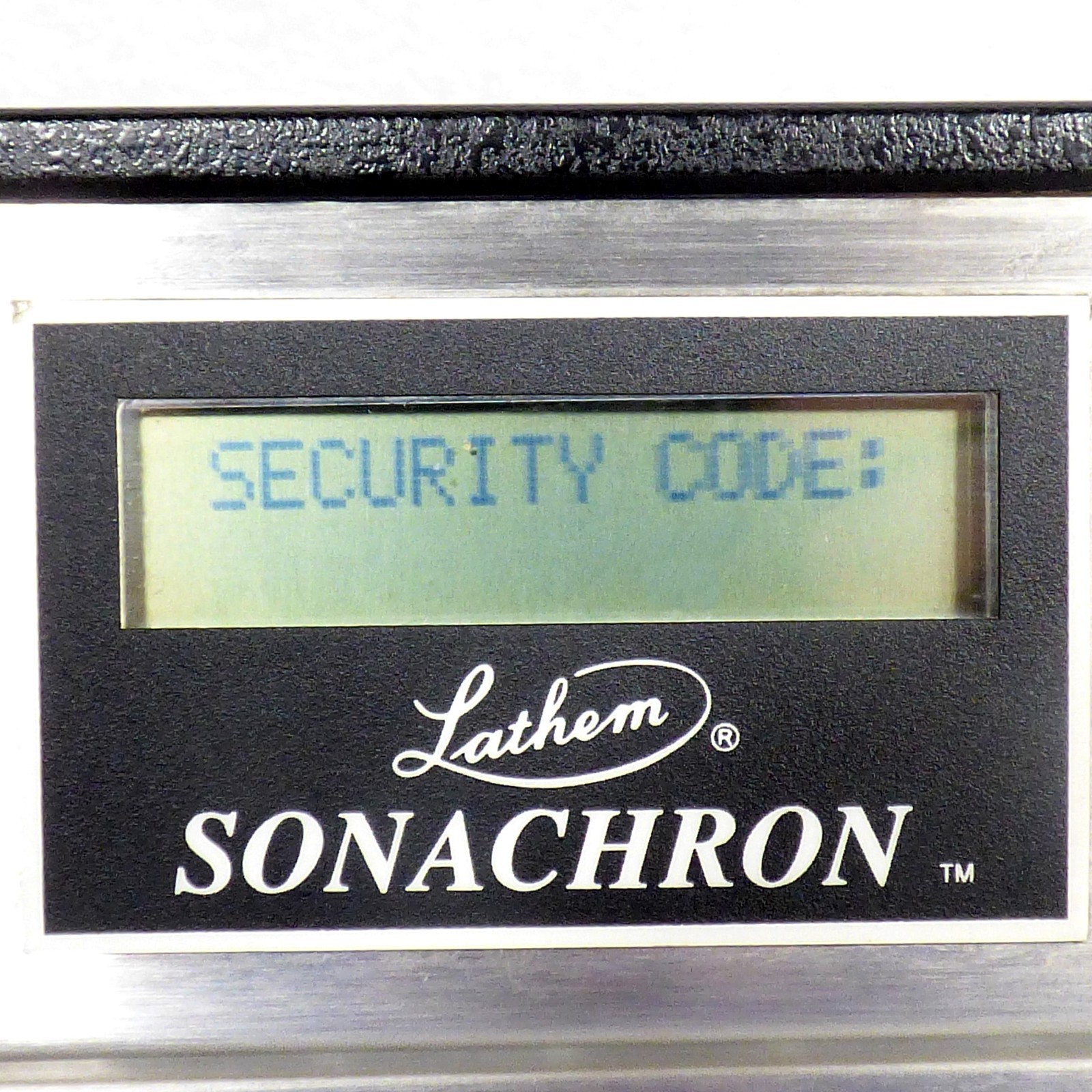 Lathem Sonachron powers on clean condition untested