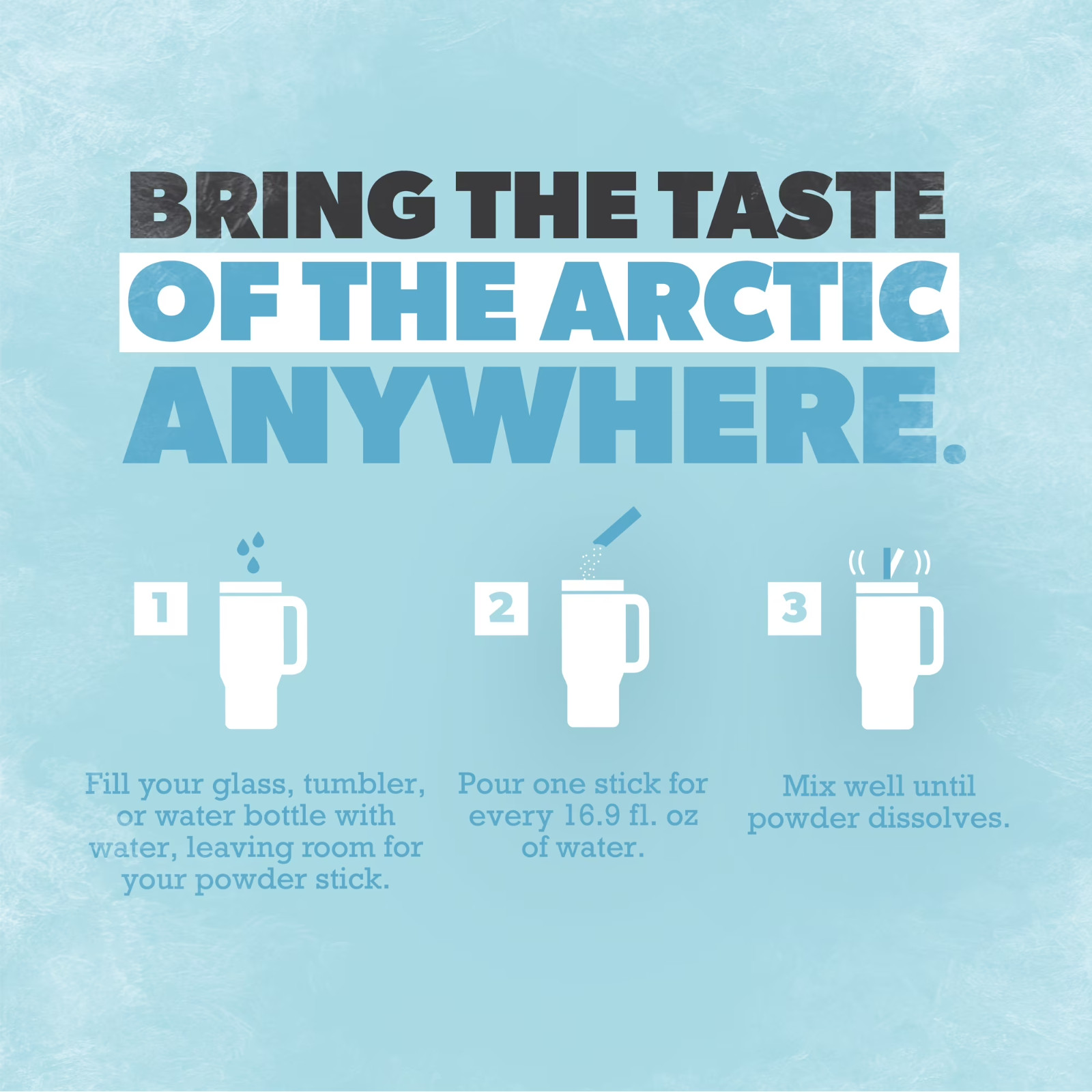 Pure Kick Arctic Variety pack Singles to Go Powdered Drink Mix 30 Count Packets