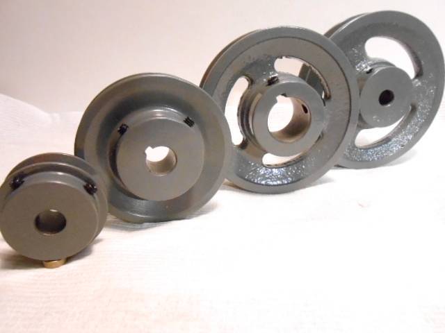 3 3/4", 3.75" NEW Cast Iron Pulley  All Bore Sizes for 1/2" wide V belt