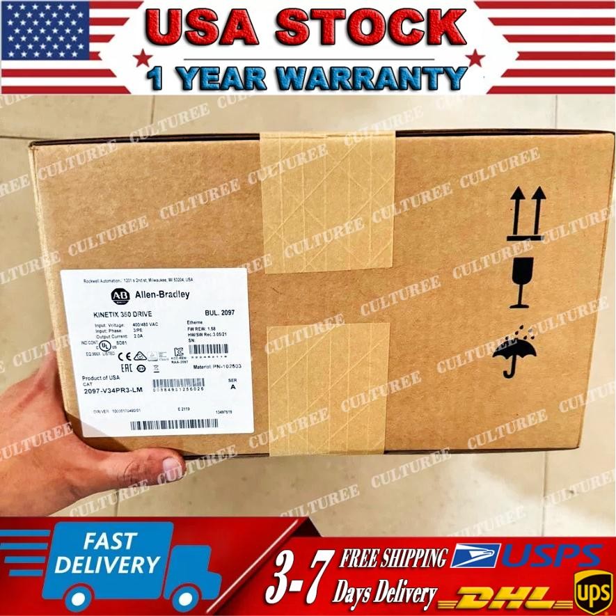 1 PCS  Sealed AB 2097-V34PR3-LM Kinetix 350 Servo Driver   US Free Tax