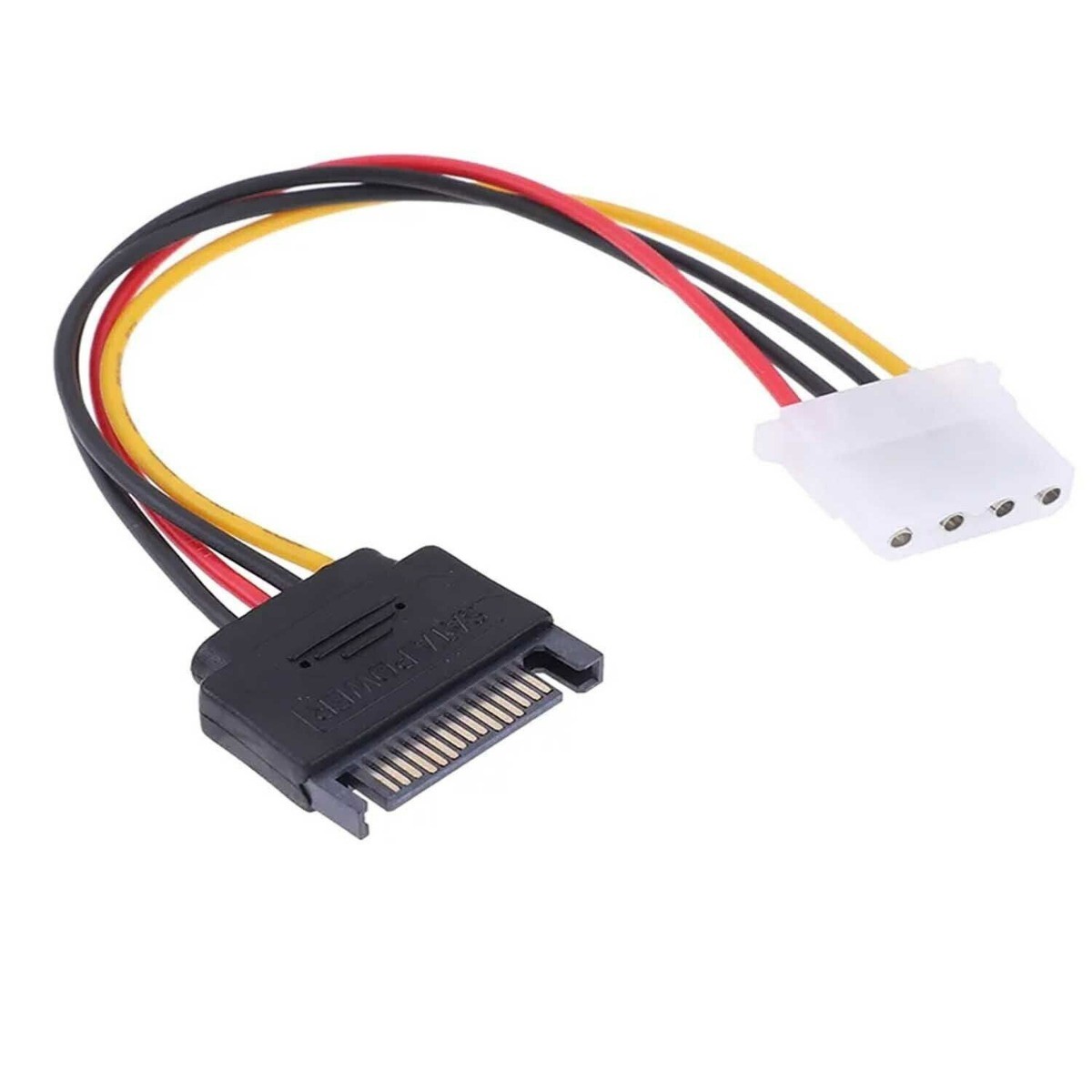 Molex To SATA Power Cable Adapter PC Compatible Durable