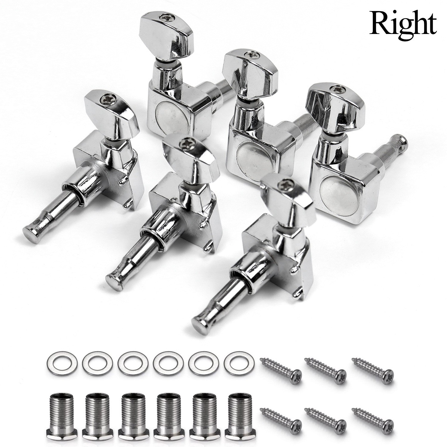 6 Right Electric Guitar Tuners Tuning Pegs Keys Machine Heads For Fender ST TL