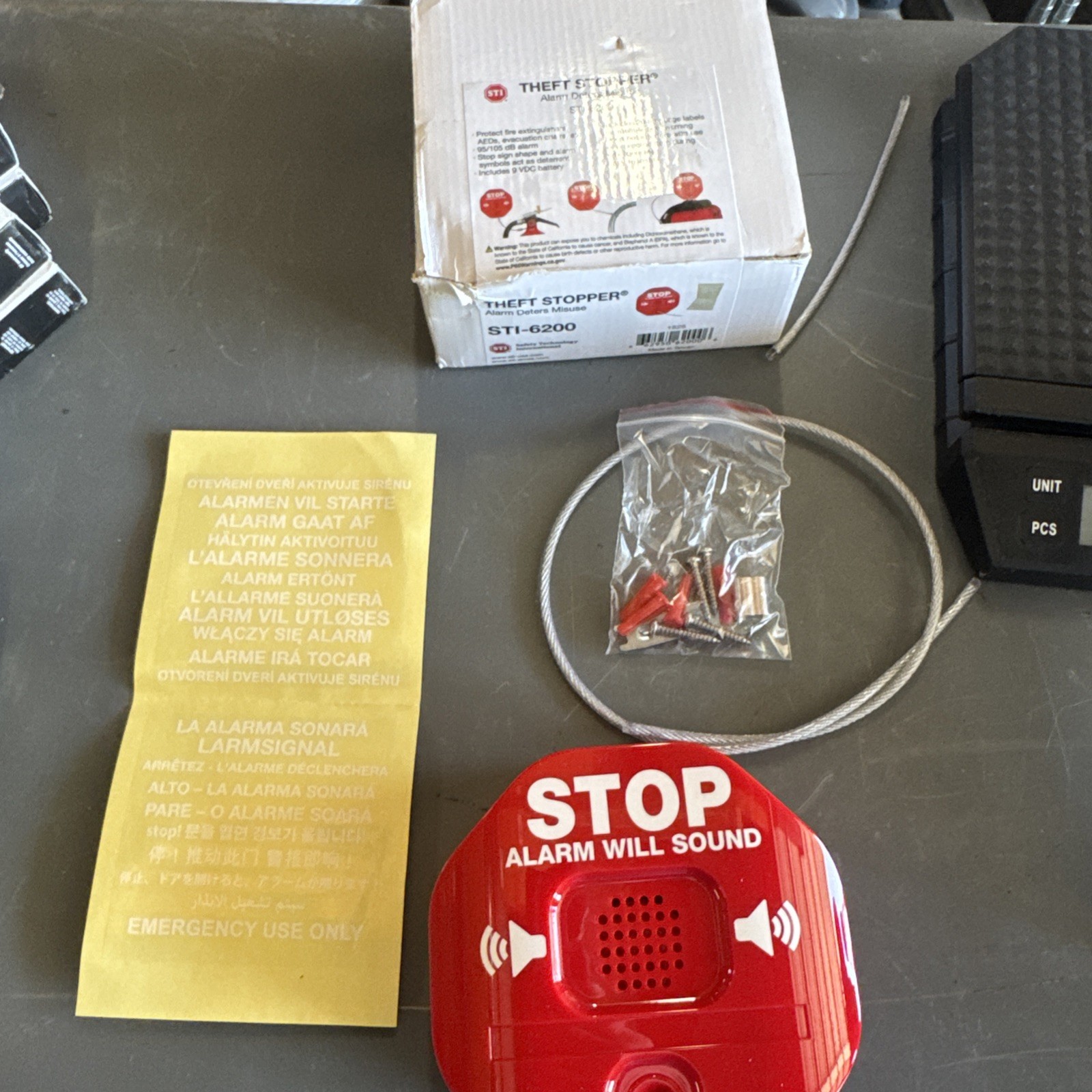 Safety Technology International Fire Extinguisher Alarm STI-6200 Safety