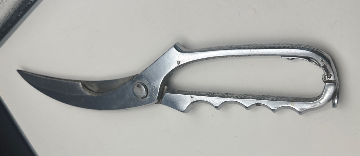 Thurnauer Poultry/Meat Shears Chrome Italy-Read