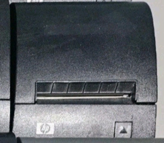 LOT OF (6) HP THERMAL POS PRINTERS. A799-C40W-HN00. ALL WORKING