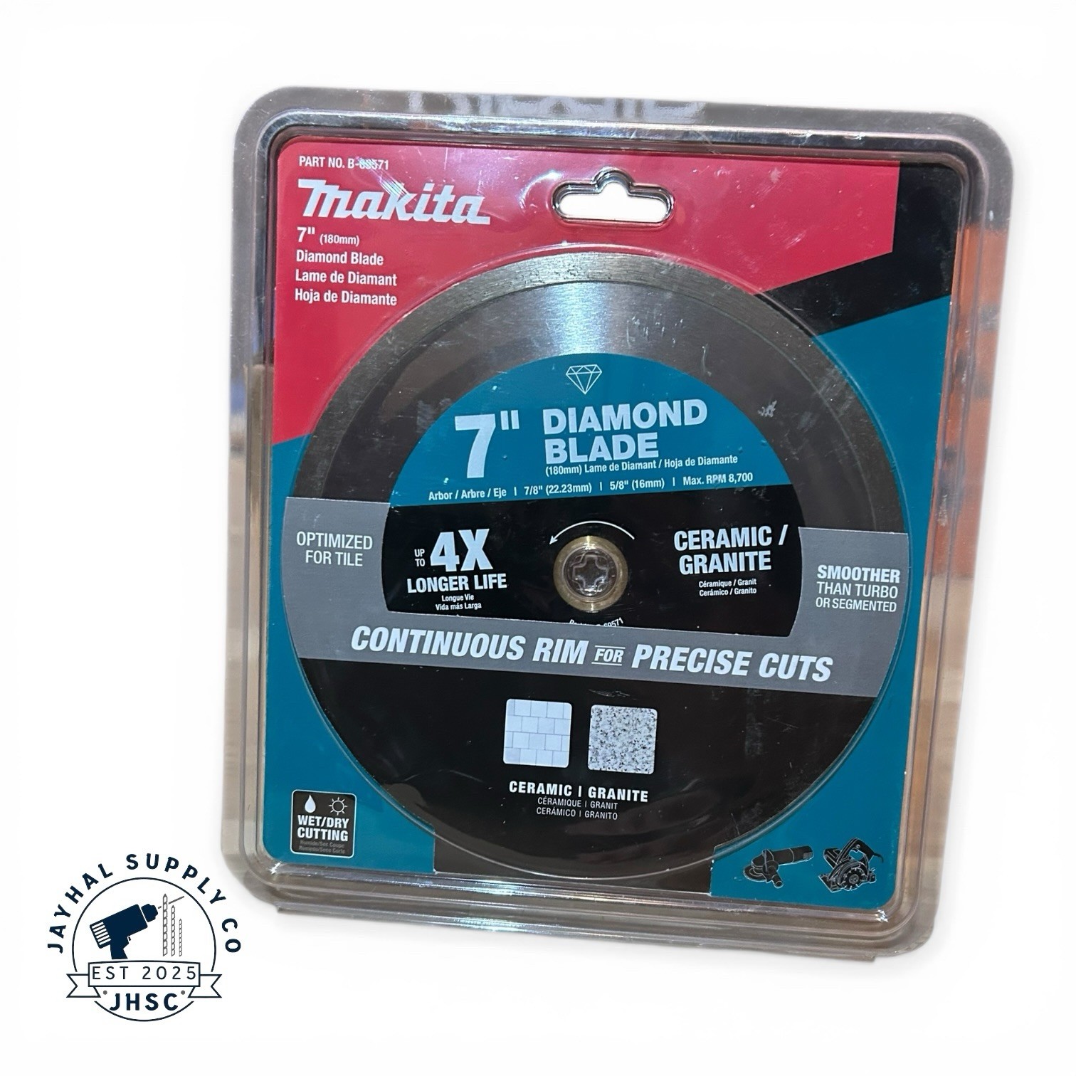 Makita 7 in. Continuous Rim Diamond Blade for General Purpose