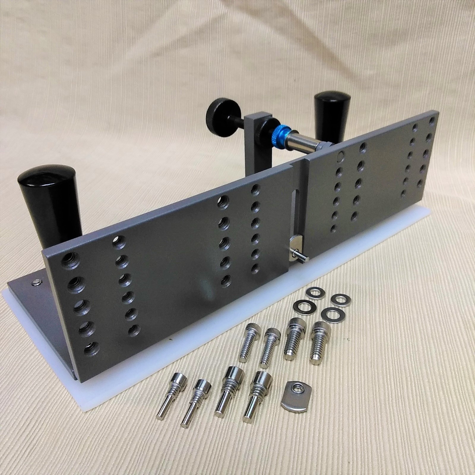 Knife Jig 10" x 2.5" with Handles, D-D Work Rest Made in USA