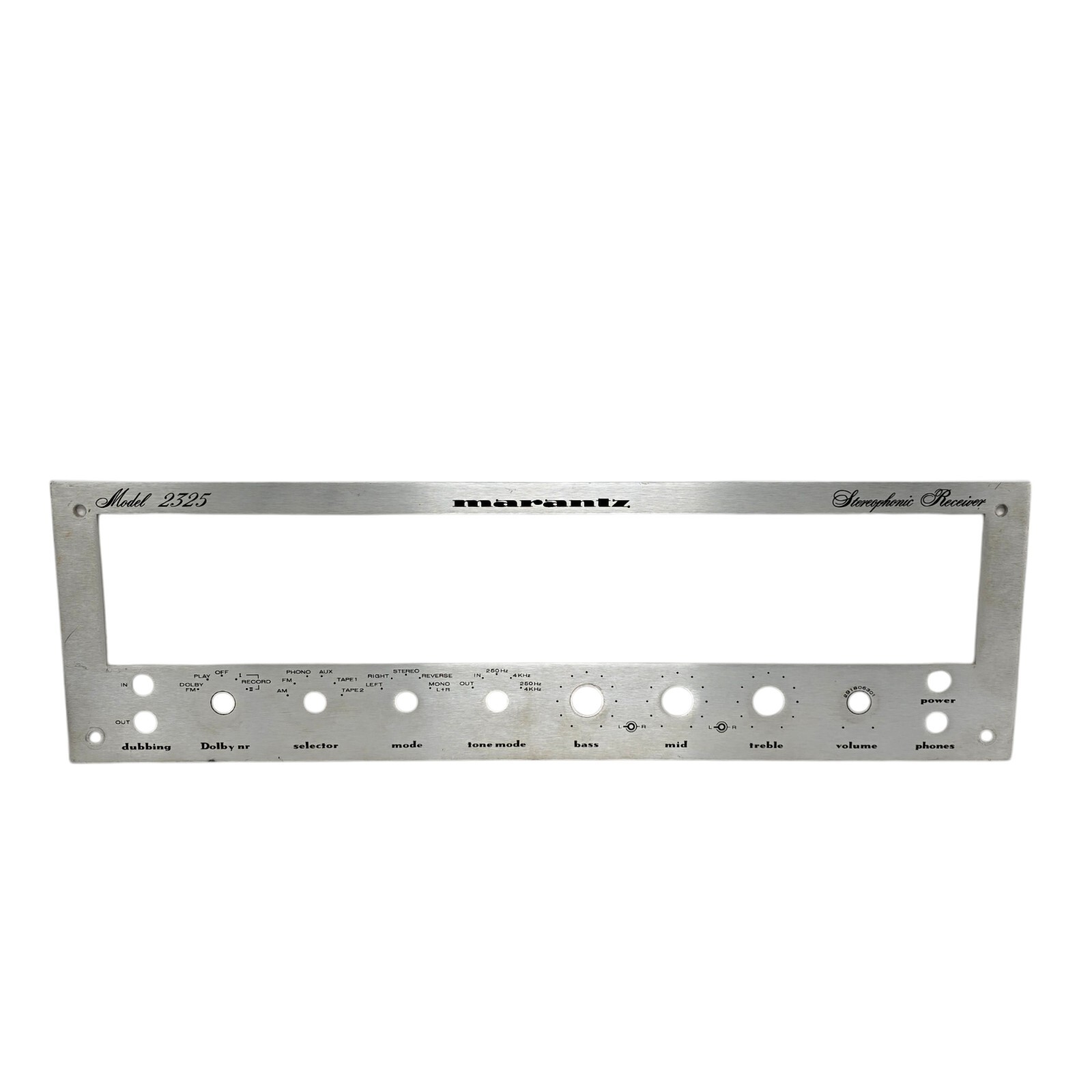 Original OEM Marantz 2325 Receiver Front Panel Faceplate - SEE BELOW!