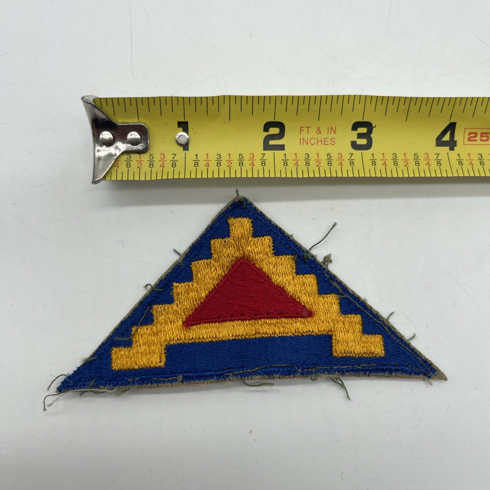 U.S. Military 7th Army Patch Insignia Cut Edge Color 7 Steps “A” Pyramid