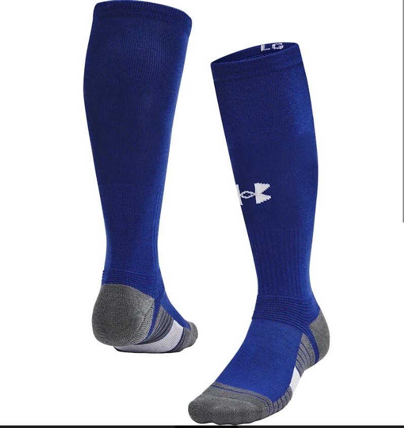 Under Armour UA Team Cushioned Over The Calf Baseball Football Socks 1386253