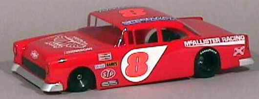 McAllister Racing 1/10 1955 Chevy Bomber Street Stock Drag Race RC Car Body #182
