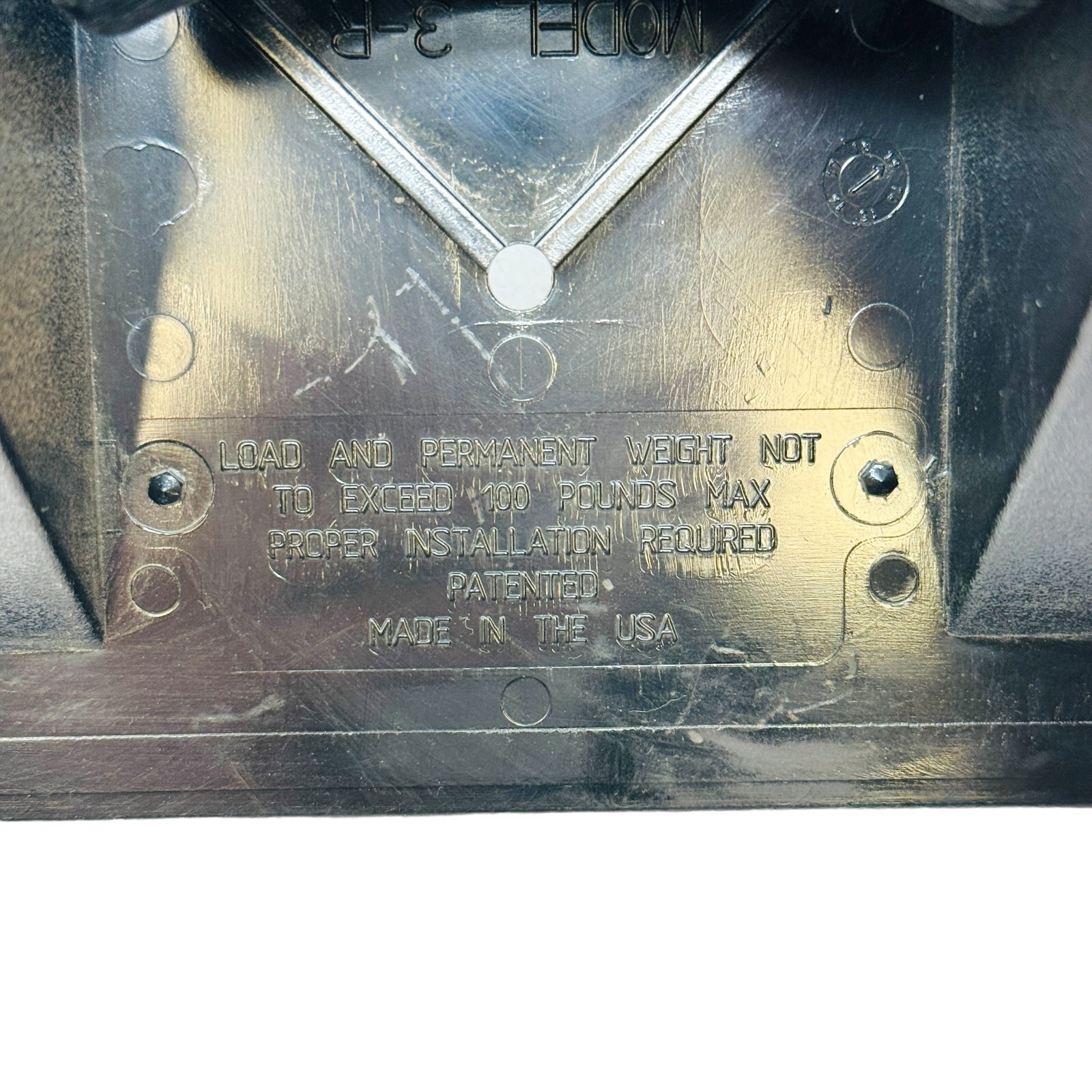Miro 3-R-2 Roller Bearing Pipe Stand Polycarbonate, Made in USA