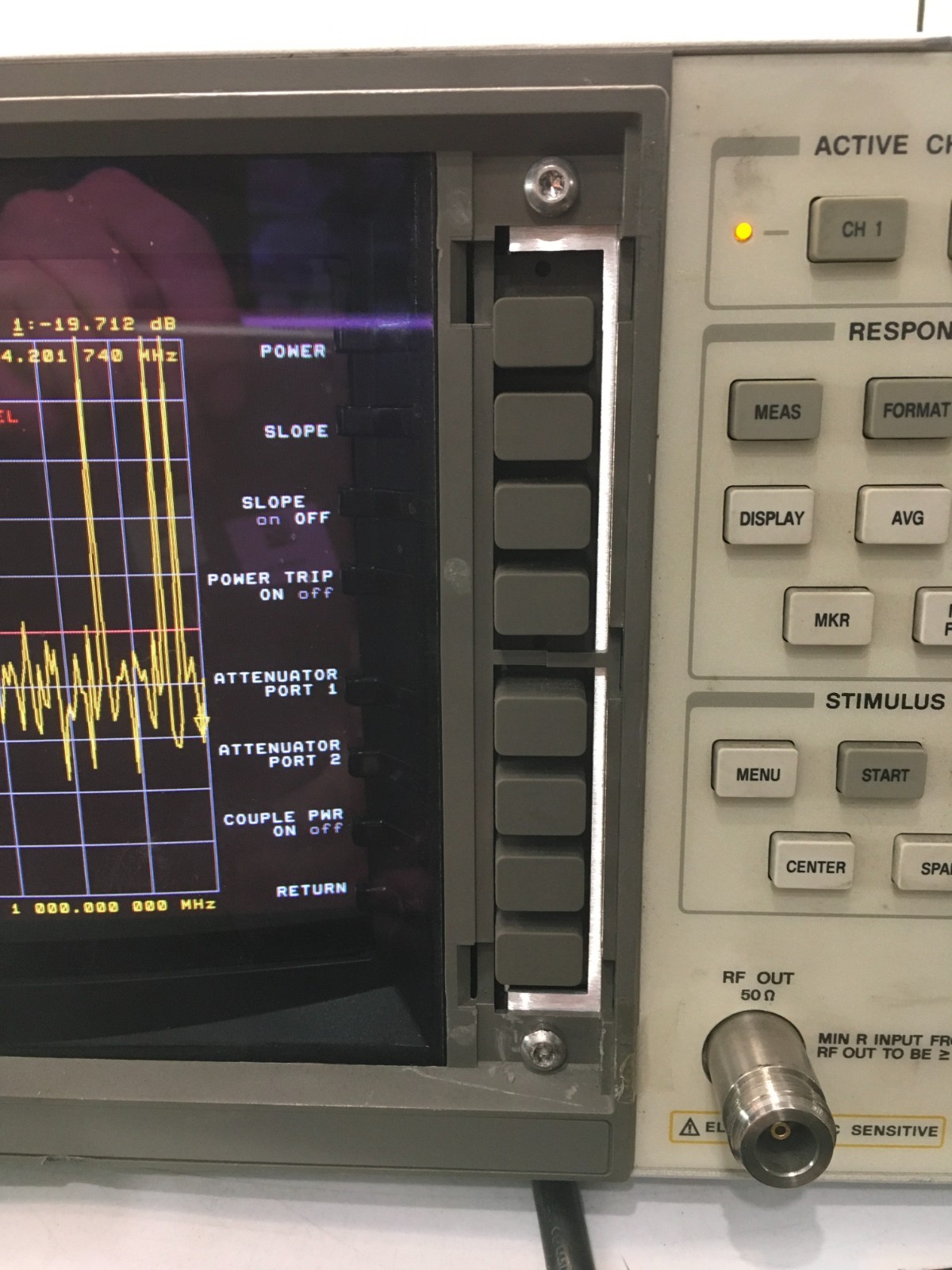 HP 8753C 3GHz RF Network Analyzer (OPT 002, 006, 010) Tests OK, NO S-Param Set