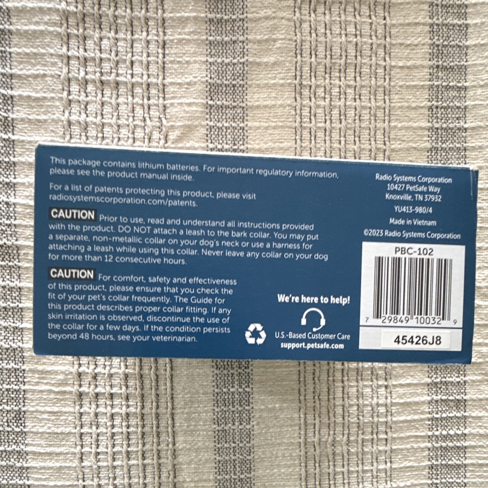 PetSafe PBC-102 Basic Bark Collar Waterproof Static Control, Small, All Breeds