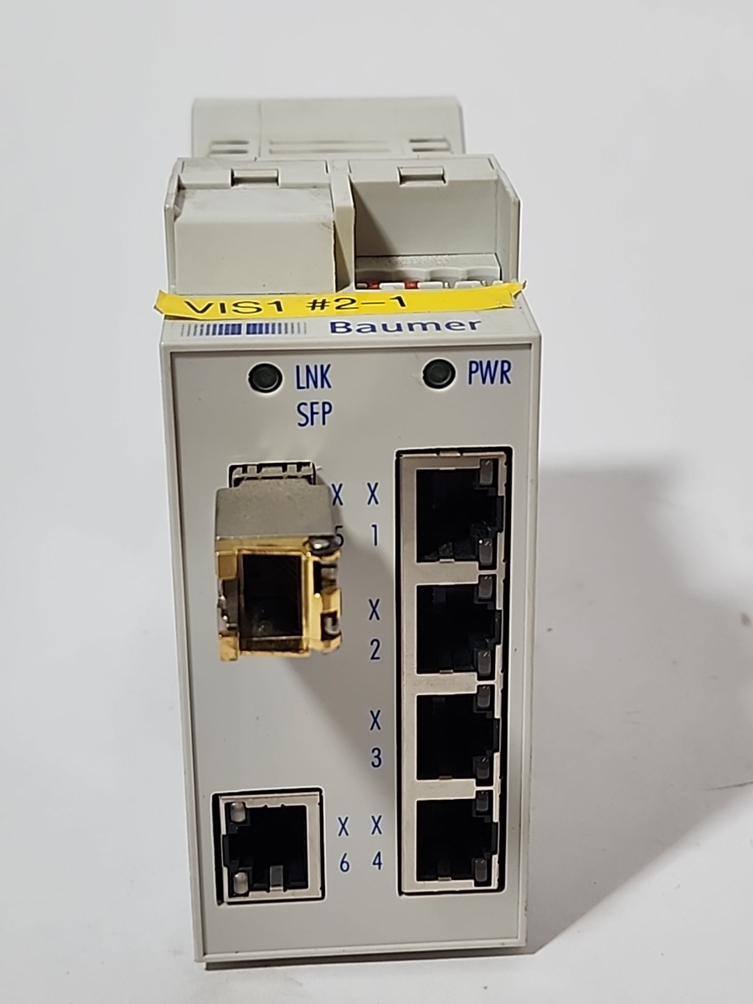 Baumer 11008794 Rev D 6 Port GigE Power Switch Extended