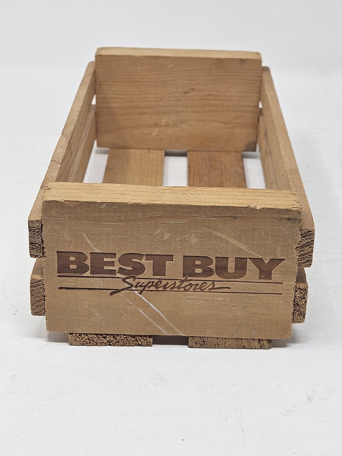 Best Buy Superstores Wooden Cassette Holder