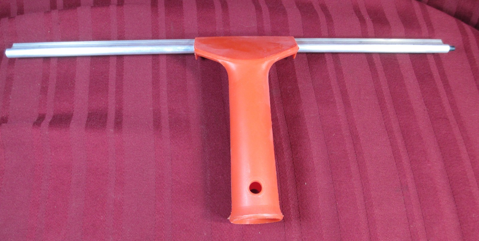 Vintage EMPIRE Window Squeegee 14" CHANNEL RUBBER ALUMINUM PLASTIC HANDLE 4"
