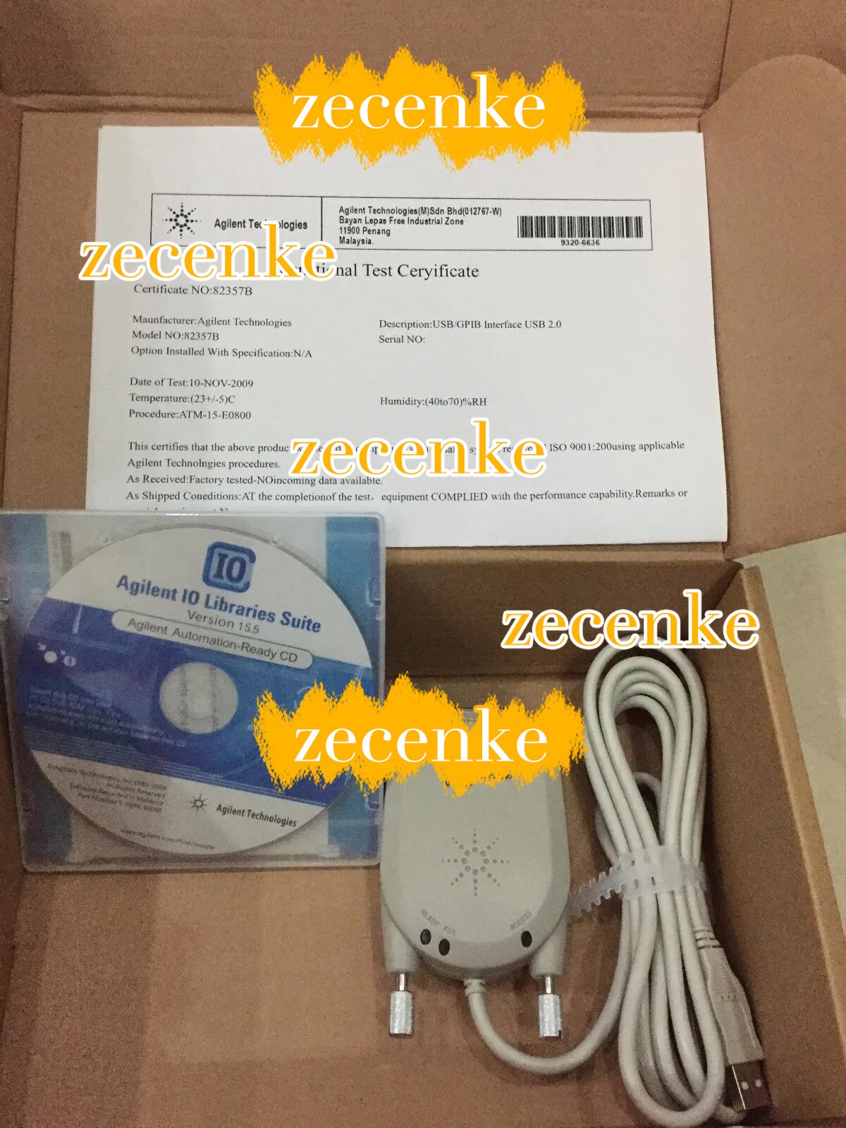 New In Box HP Keysight Agilent 82357B USB-GPIB Interface High-Speed USB 2.0