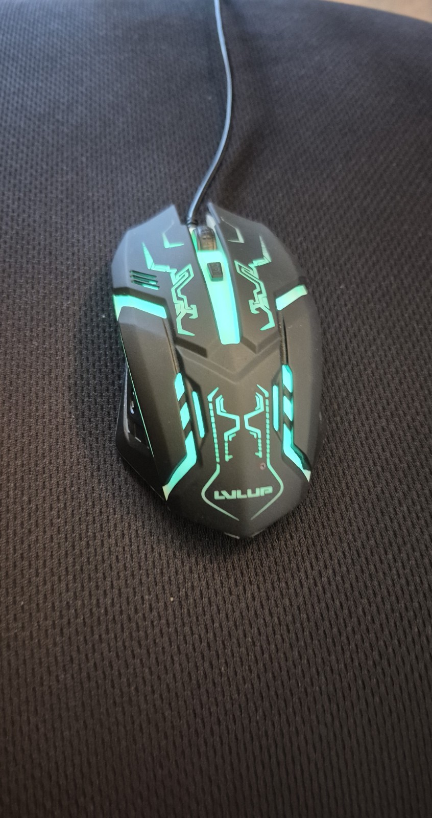 computer mouse lelup rainbow dulux gaming mouse black