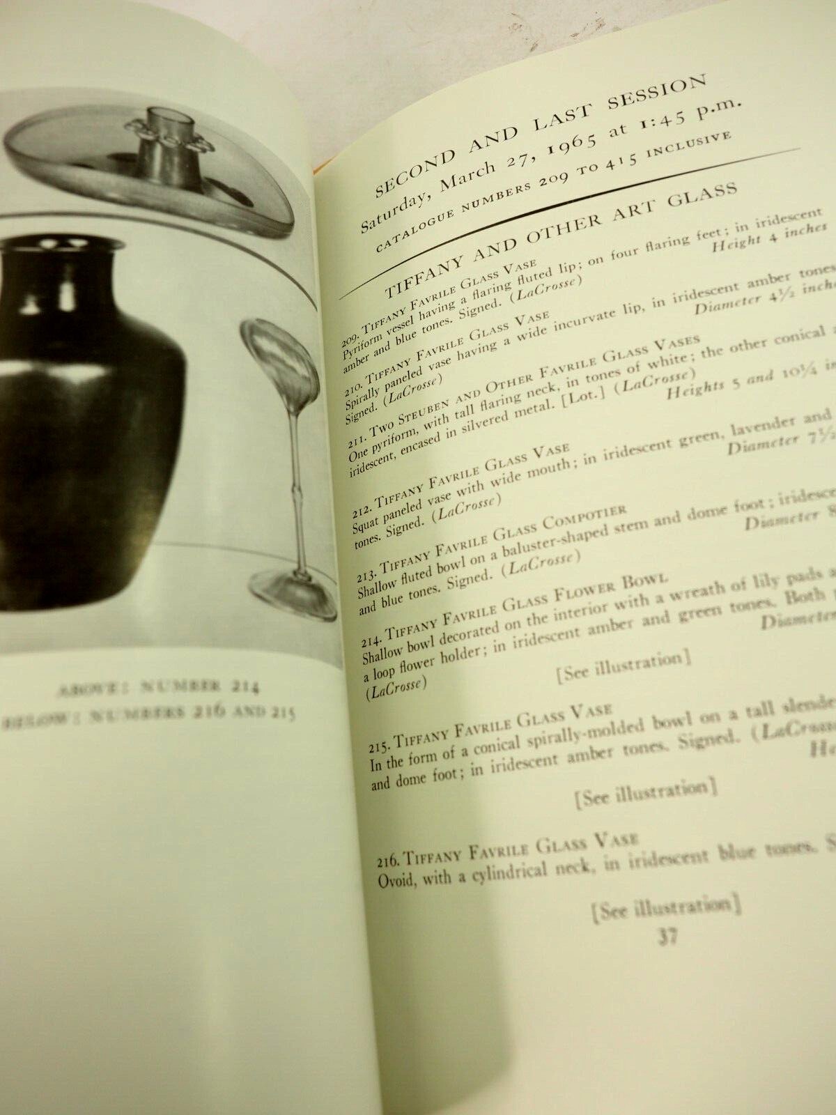 Parke-Bernet Furniture-Tiffany-Rugs Auction Catalog #2338 Mar.1965 w Prices Paid