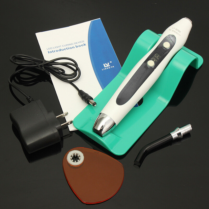 1200~2000mW Charging&Plugging Dual-use LED Curing Light Dental Dentist Cure Lamp