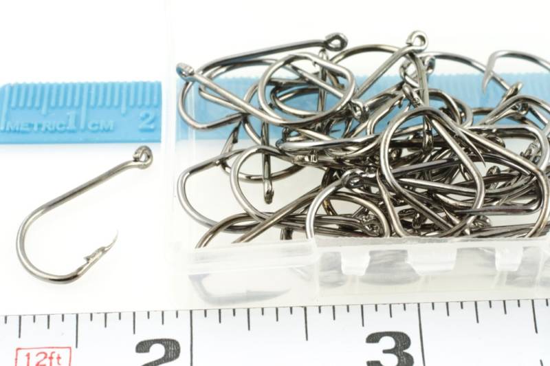 2# 100 Pieces Yishini Octopus Fishing Hooks Eye End