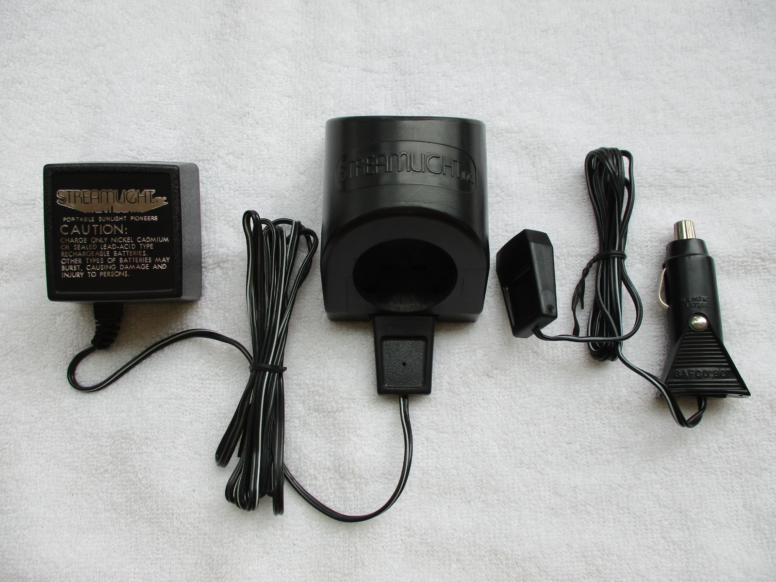 Streamlight SL-20X Flashlight Charger 120 Volt Wall and 12V Car Adapter Plug