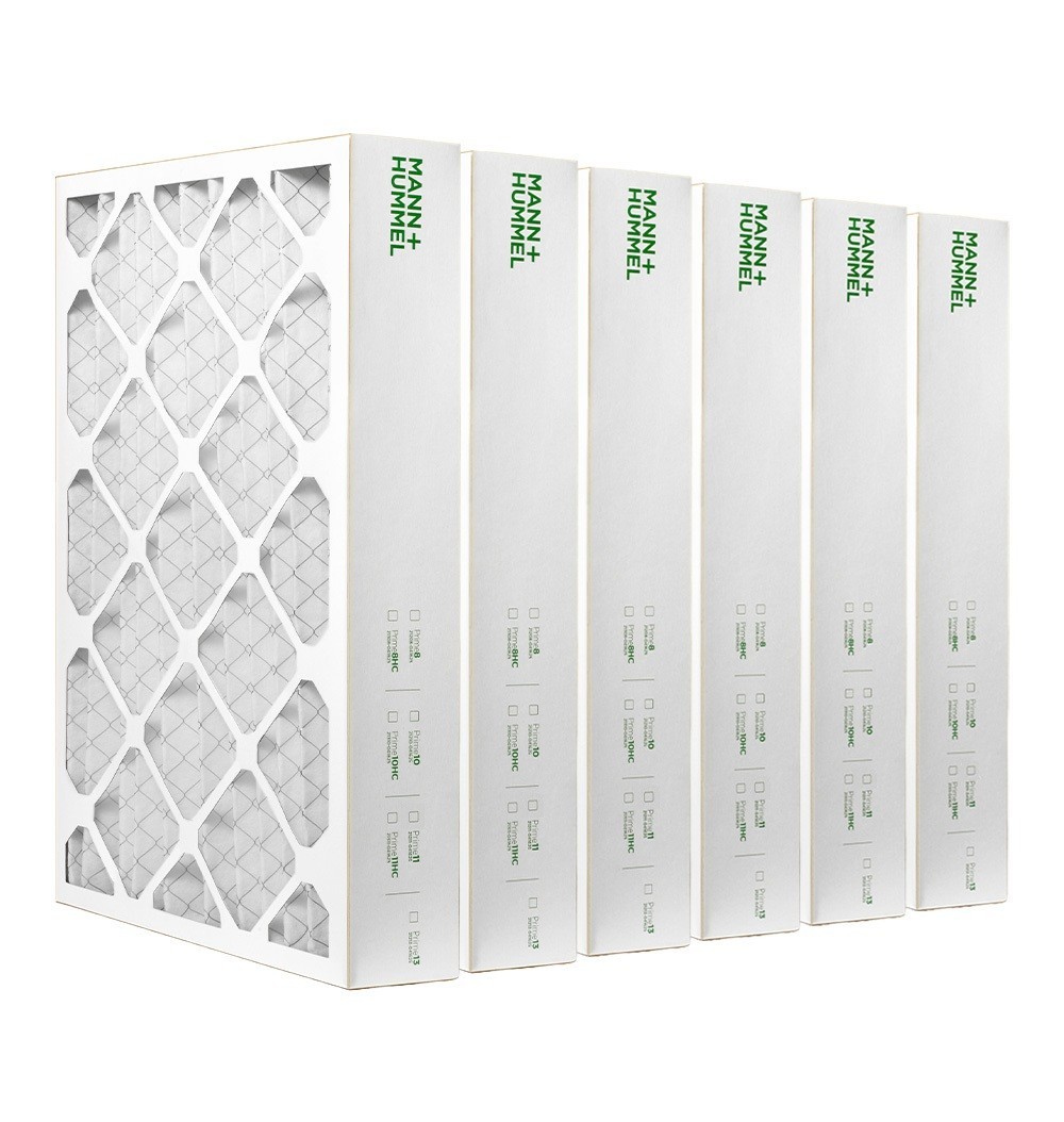 16x20x4 MERV 8 Pleated AC Furnace Air Filters. 6 Pack